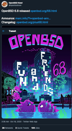 Poster OpenBSD 6.8
